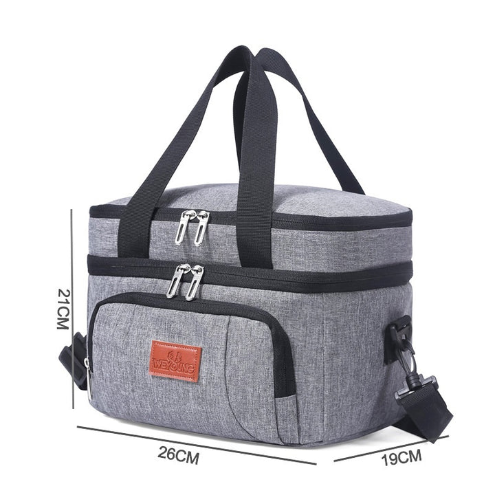 10L Thick Insulated Portable Lunch Bag for Camping