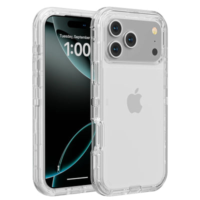 3 IN1 For iPhone 17 16E 15 14 16 PLUS 11 17 Pro MAX MINI 17 Air Phone Case Heavy Duty Hybrid Rugged Shockproof Armor Hard Cover