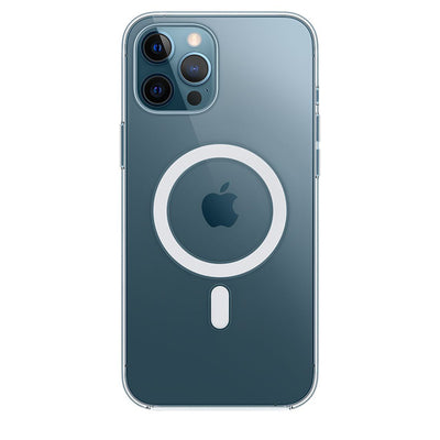 Transparent clear iPhone case showing phone color through the back