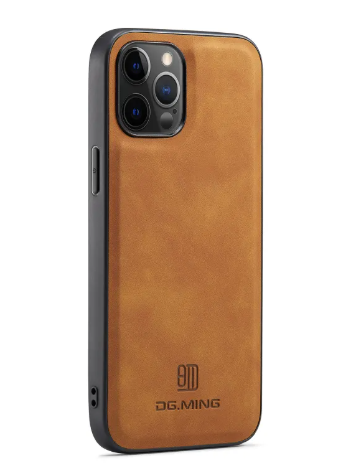 iPhone case with integrated magnetic card holder slot